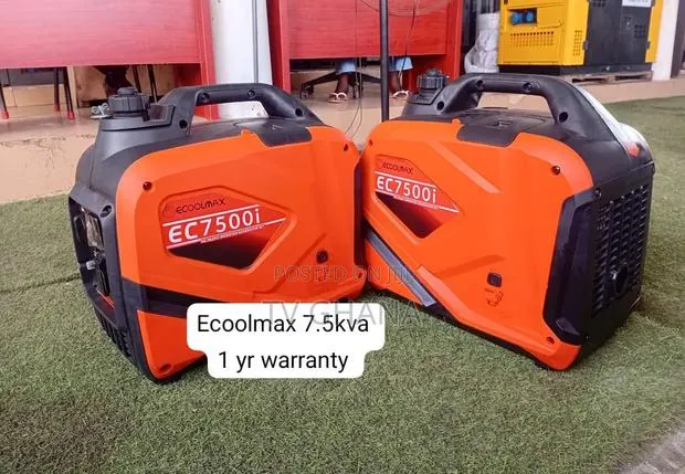 Ecoolmax 7.5kVA Inverter Generator – Powerful, Economical Easy 7.5kv · Photo 1