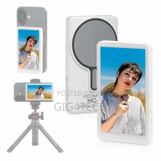Feelworld Mc4 Selfie Monitor for iPhone/Android With Remote Audio · Photo 1