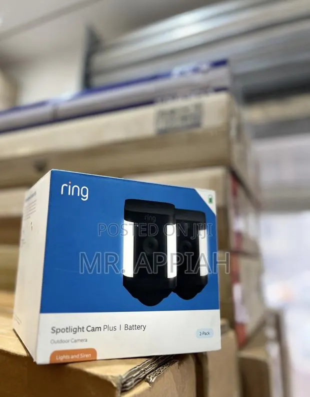 Super Affordable Ring Sportlight Security Camera(Double)Black · Photo 1