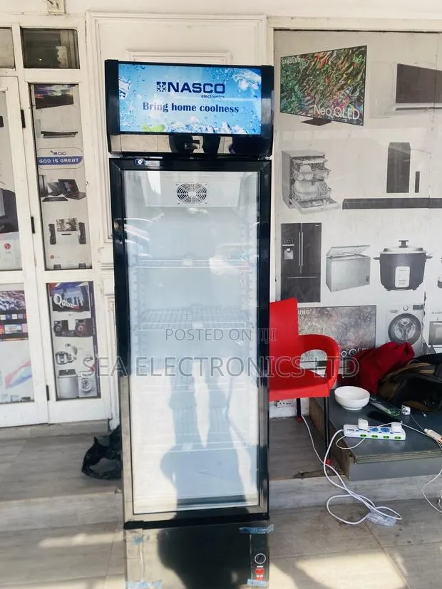 Nasco 298L Single Door Display Fridge