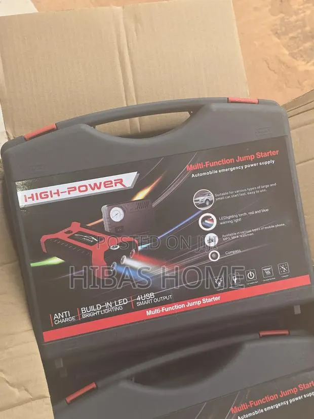 High Power Multi-Function Jump Starter Anti Charge Build in LED 4USB · Photo 1