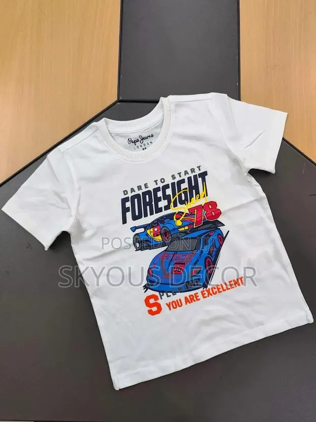 Kids Boys Design T-Shirt With Boat on ,Age 3months to 3years · Photo 1