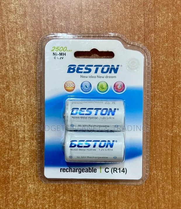 Beston Rechargeable C (R14) Ni-Mh Battery - 2500mah · Photo 1