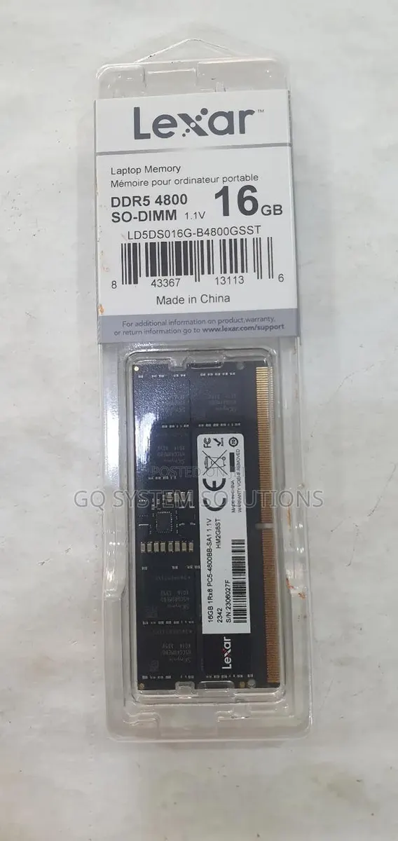Lexar Ddr5 So-Dimm 16gb Ram · Photo 1