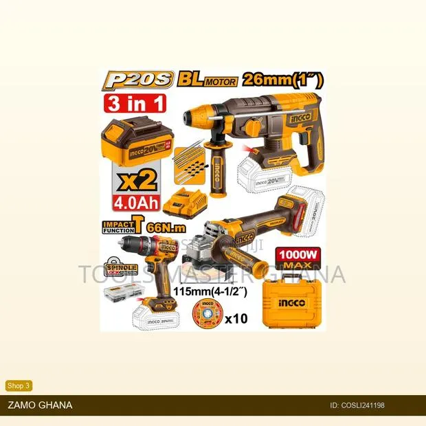 Cordless 3 PCS Combo - Cosli241198 · Photo 1