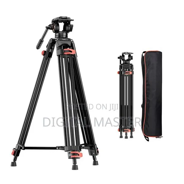 Coman Df16ls Heavy Duty Video Tripod With Fluid Head · Photo 1
