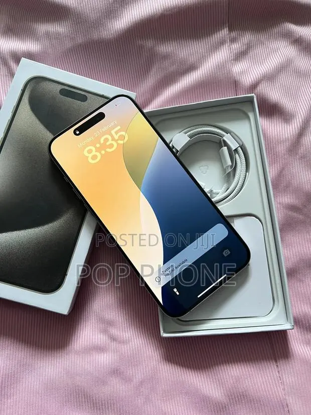Apple iPhone 15 Pro Max 256 GB Silver · Photo 1
