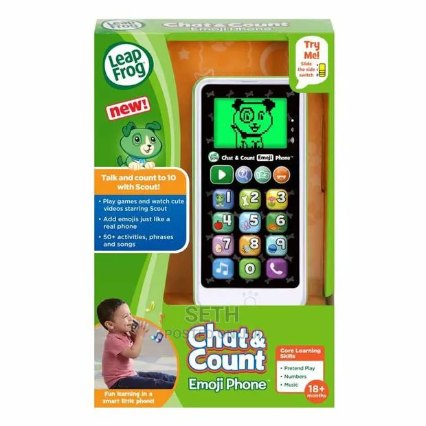 Leapfrog, Chat and Count Emoji Phone, Toy Phone, Learning · Photo 1