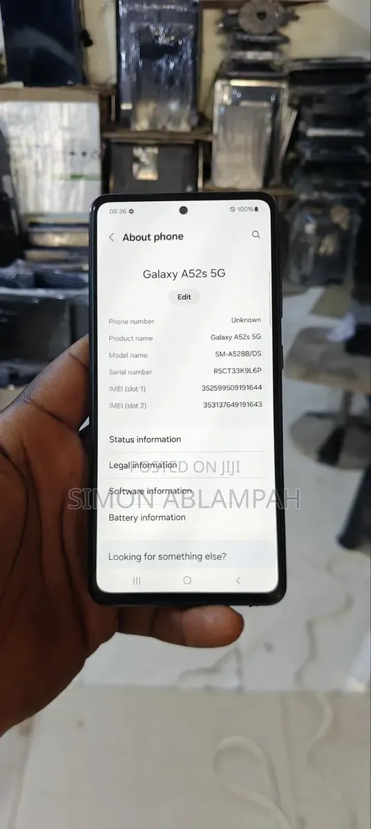 Samsung Galaxy A52s 5G 128 GB Black · Photo 1