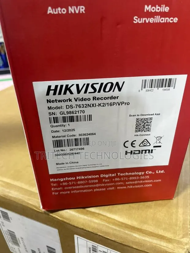 Hikvision Ds-7632nxi-/16p/Vpro 32-Ch 1u 16 Poe Acuseek K Vpro NVR · Photo 1