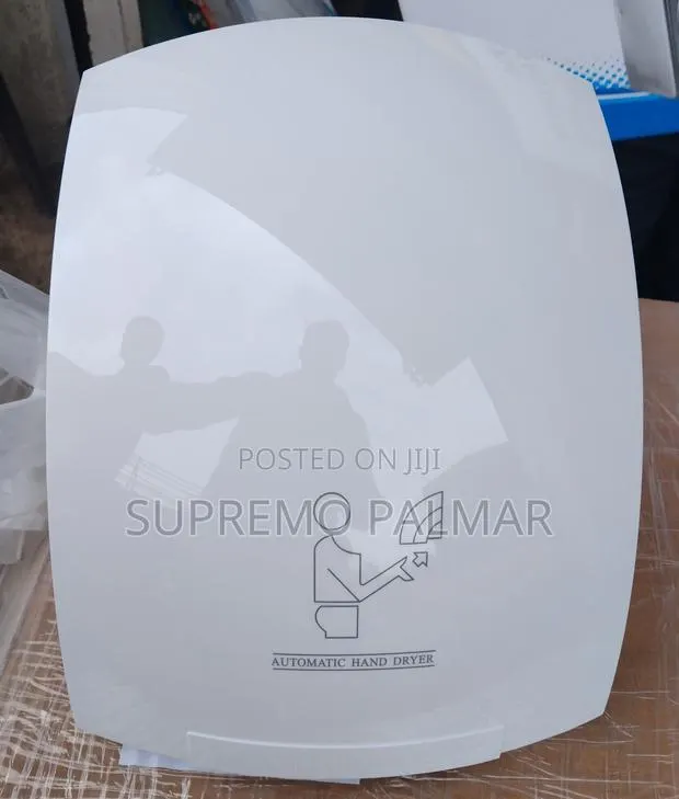 Automatic Hand Dryer – White ABS Plastic Touchless Infrared Sensor · Photo 1