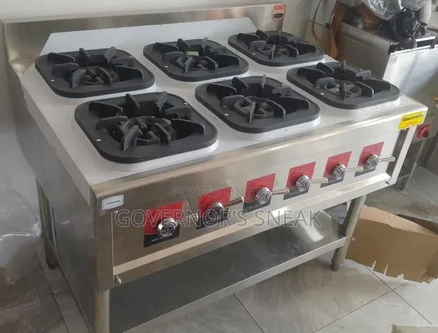6 Burner Gas Cooker With Stand · Photo 1