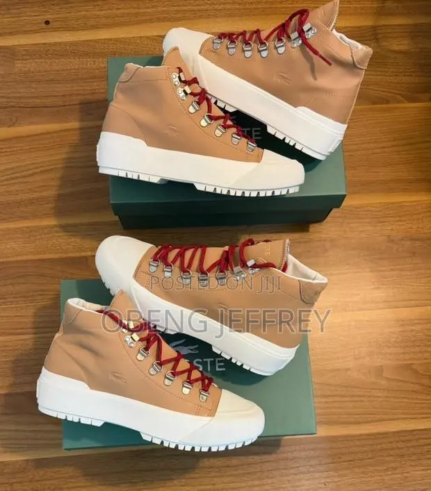 Original Lacoste High Midshot Brown/White · Photo 1