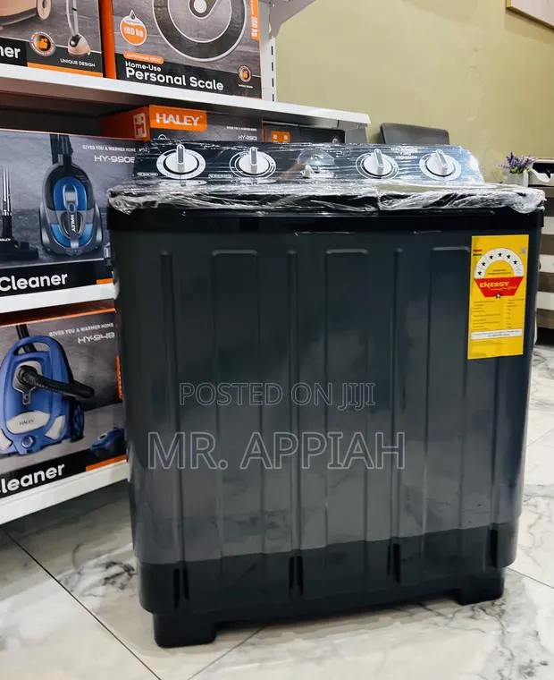 Budget-Friendly Nasco 7kg Semi-Automatic Washing Machine(Dark Gray) · Photo 1