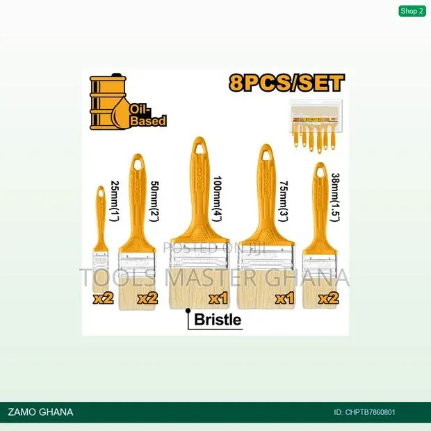 8 PCS Paint Brush - CHPTB · Photo 1