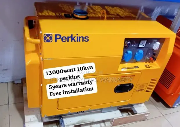 Industrial Strength Perkins 10kva 13000watt Diesel Generator · Photo 1