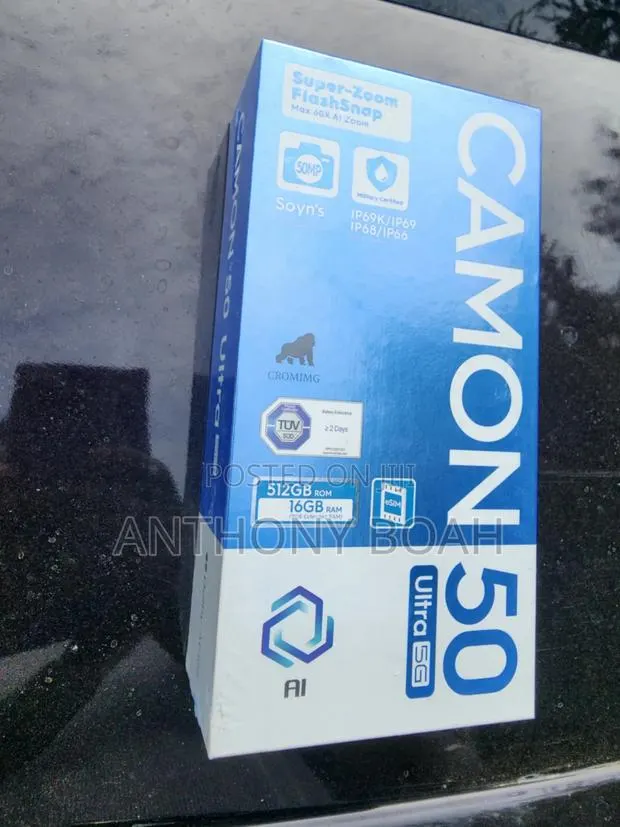 New Tecno Camon 50 Ultra 512 GB Black · Photo 1