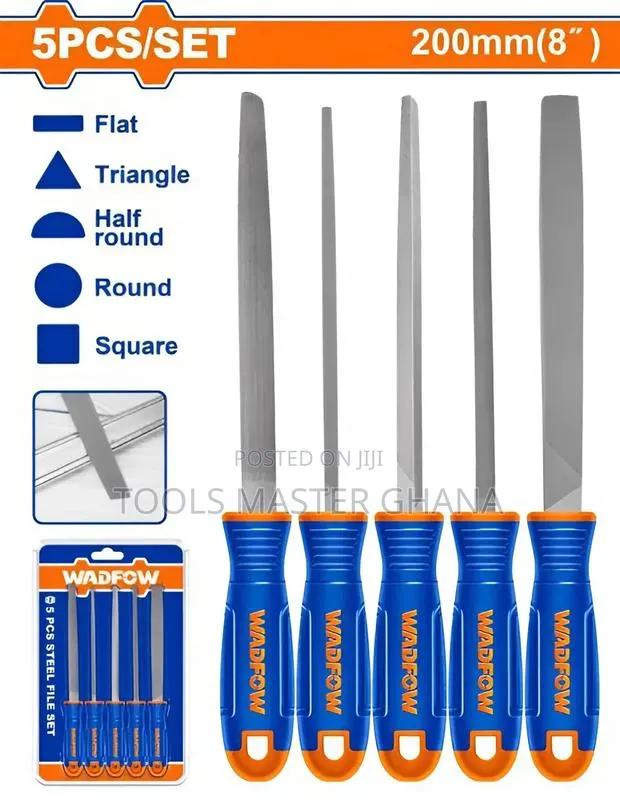 5 Pcs Steel File Set # Wsf2405 · Photo 1