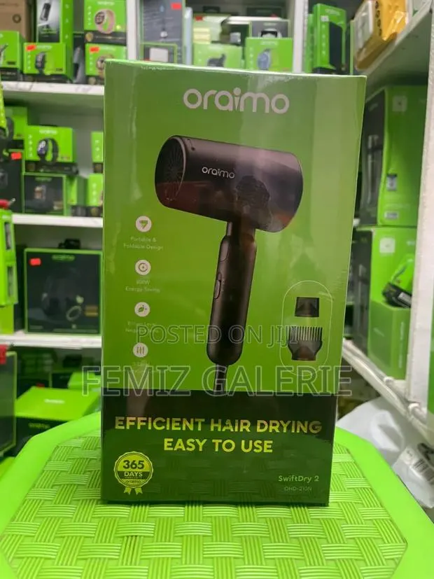 Oraimo SwiftDry 2 Foldable 800W Efficient Hair Dryer · Photo 1