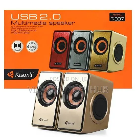 Kinsoli E T-007 Usb 2.0 Multimedia Speaker · Photo 1