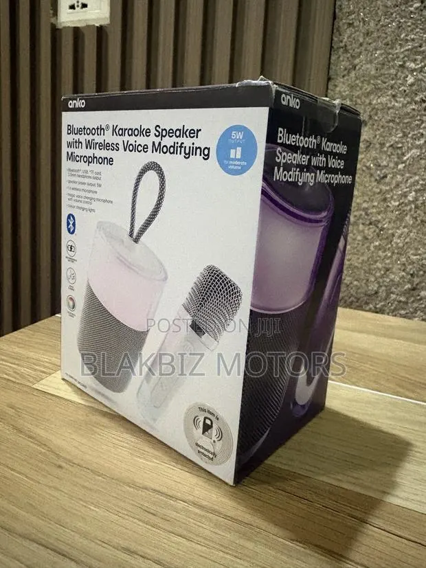 Original Anko Bluetooth Karaoke Speaker With Wireless Voice Mic · Photo 1