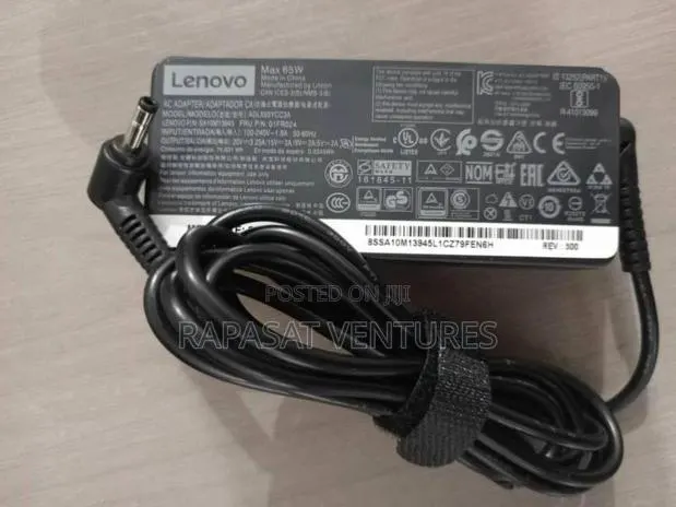 Lenovo 20v 3.25a 65w Adapter Small Pin · Photo 1
