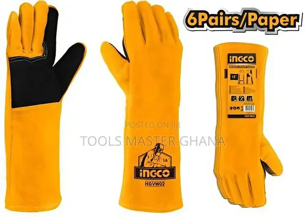Welding Leather Gloves - Hgvw02 · Photo 1