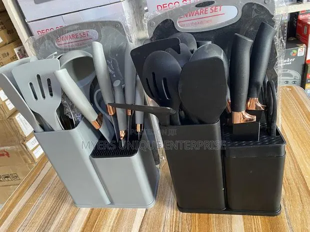 Complete 19pcs Kitchen Ladle Set With Knives · Photo 1