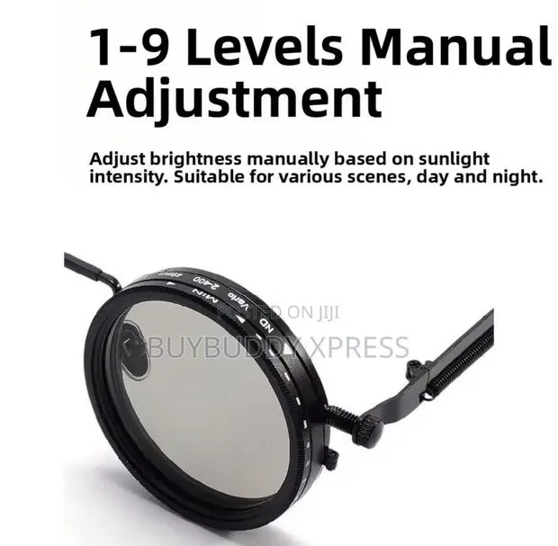 ND9 Stainless Steel Sunglasses With Case · Photo 1