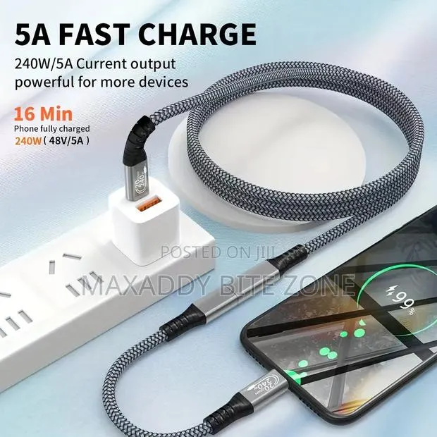 Usb 3.2 C Extension Cable 3m 240w 20gbps Data Transmission Video C · Photo 1