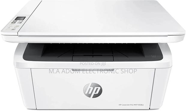 HP Laserjet Pro M28w Multi-function Printer, White · Photo 1