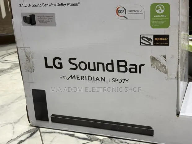 Lg Spd7y 3.1.2 Channel 380w Sound Bar With Dolby Atmos · Photo 1