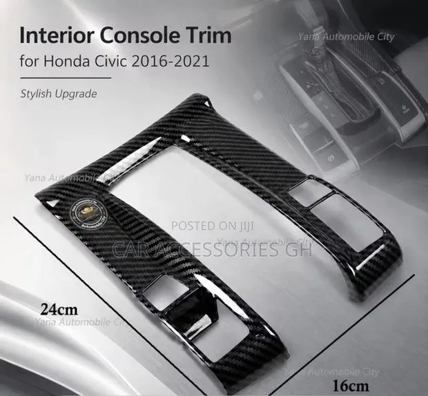 Premium Carbon Fiber Gear Shift Console Trim · Photo 1