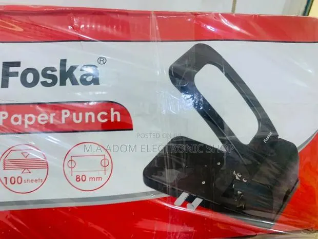 Unique Foska Office Heavy Duty Metal Manual Paper Punch · Photo 1