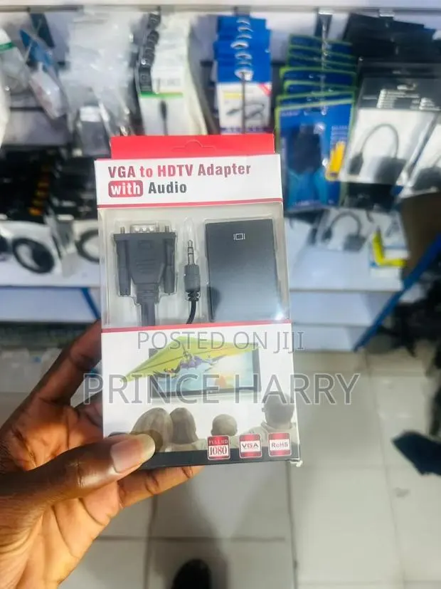 VGA to HDMI Adapter With Audio – Full HD 1080p · Photo 1