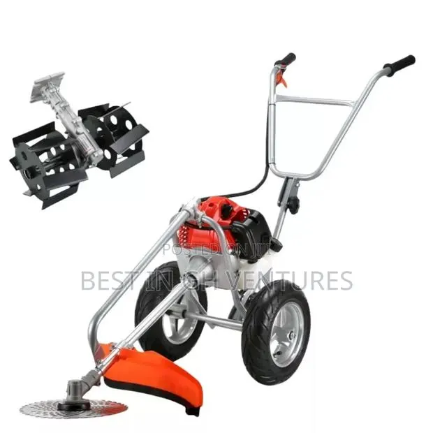 4 Stroke Trolley 3hp Brush Cutter Weeding Machine · Photo 1