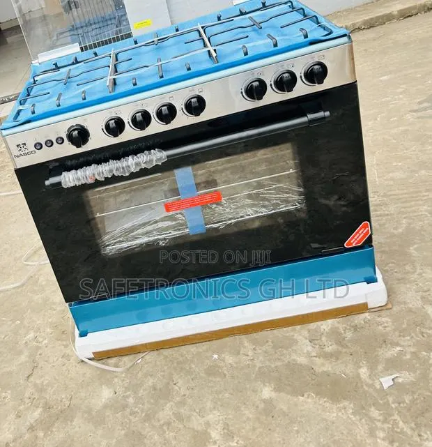 Extremely Powerful Nasco 60x90 5 Gas Oven Grey Cooker · Photo 1