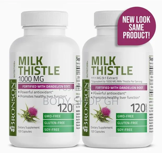 Milk Thistle - (Silymarin + Dandelion) Liver Health - 1000mg · Photo 1