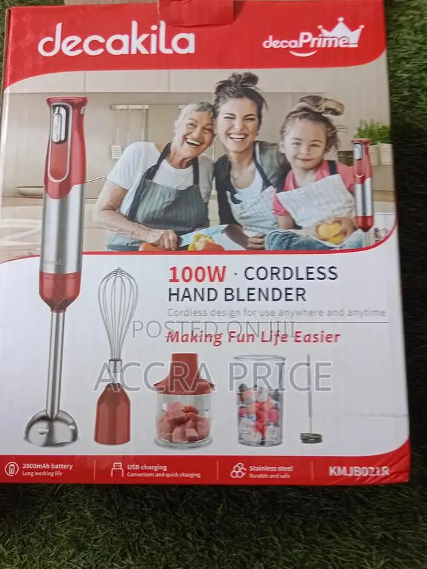Decakila 100W Cordless Hand Blender for Easy Blending · Photo 1