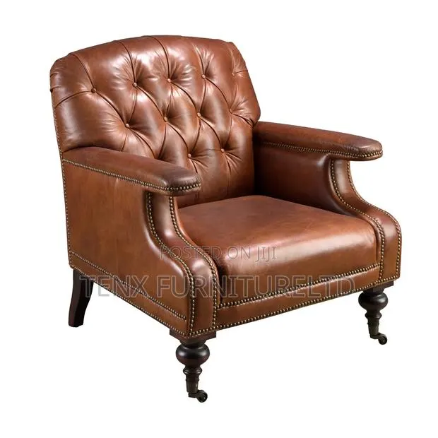 Chester Armchair (Antique Leather) Brown · Photo 1