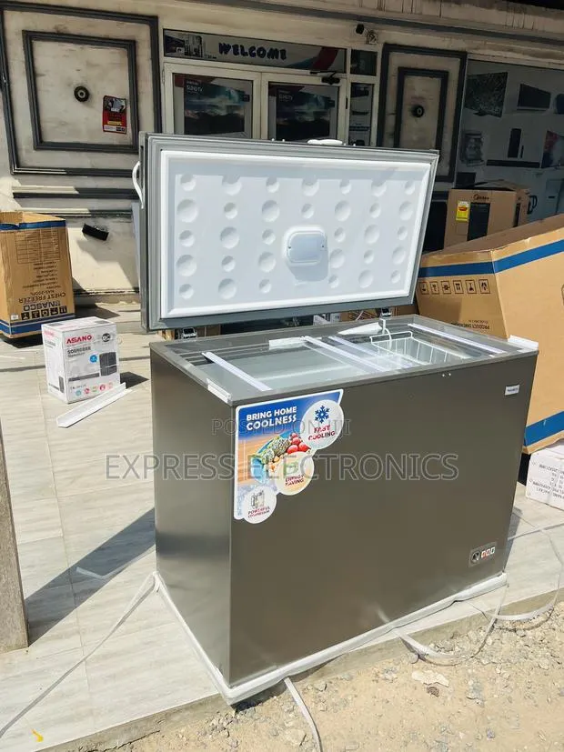 High Quality Chest 288l Freezer Nasco Grey Dark · Photo 1