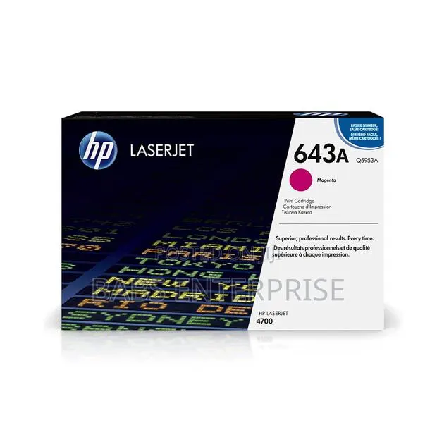 Hp Toner Q5953a (643a) Magenta · Photo 1