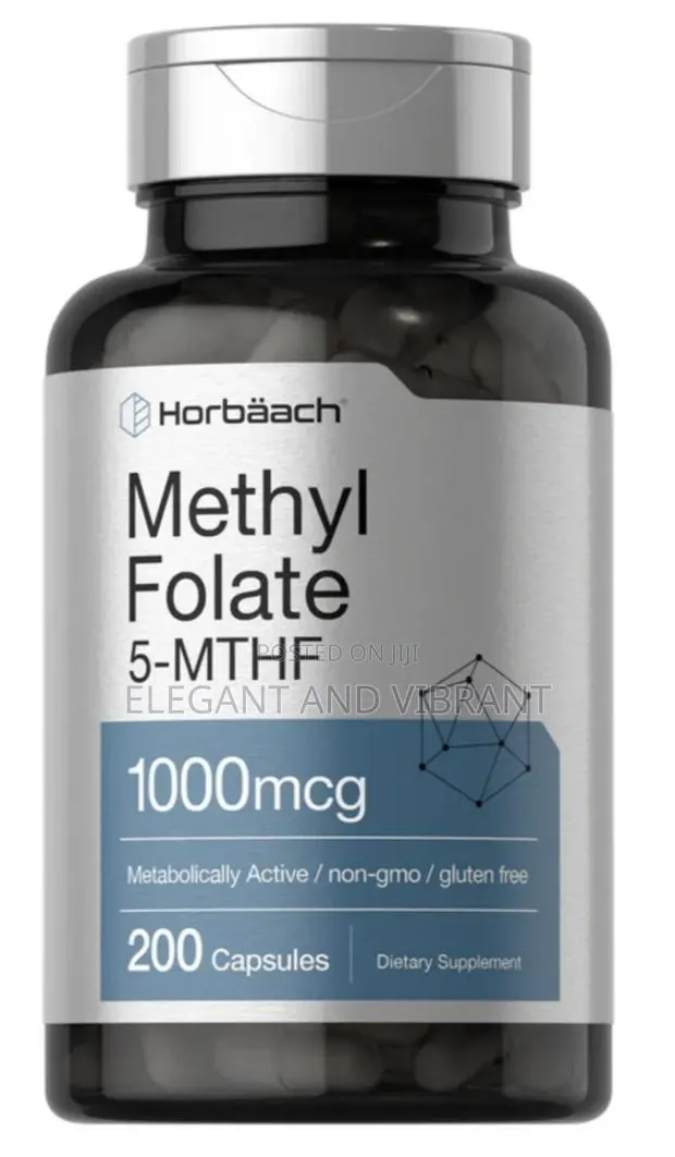 Methyl Folate 1000mcg | 200 Capsules · Photo 1