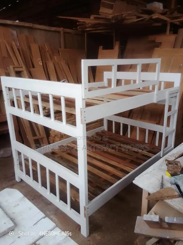 Double Size Bunk Bed White · Photo 1