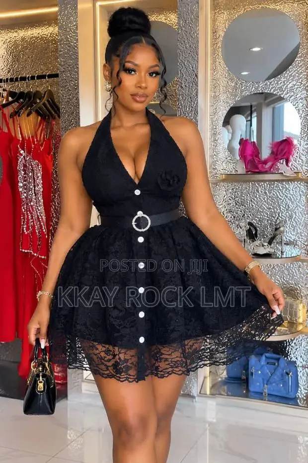Black Lace Dress Party Wear · Photo 1