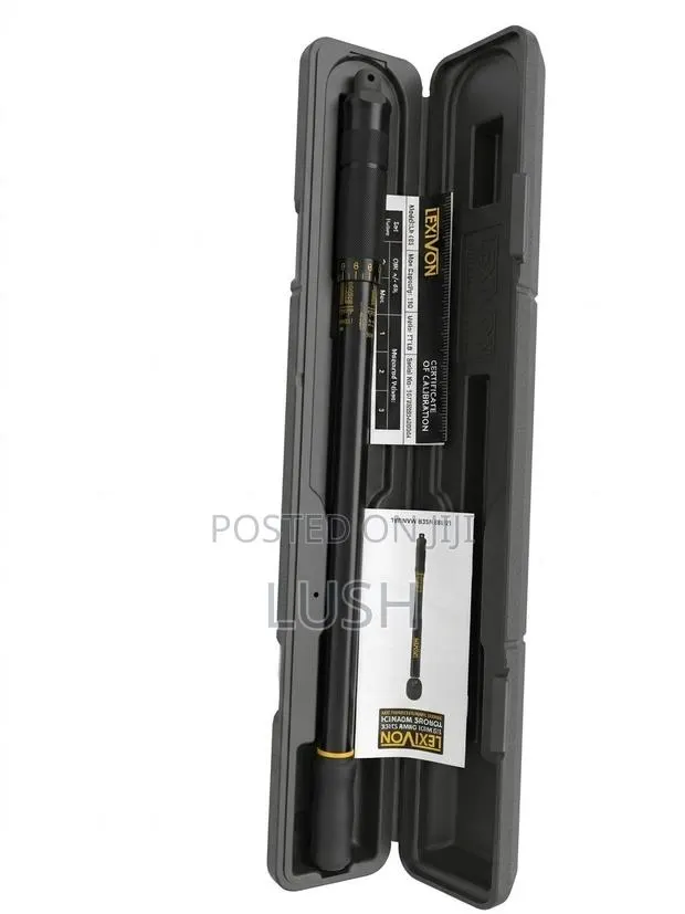 Lexivon Lx-183 1/2" Drive Torque Wrench 10-150 Ft-Lb W/ Case Cert · Photo 1