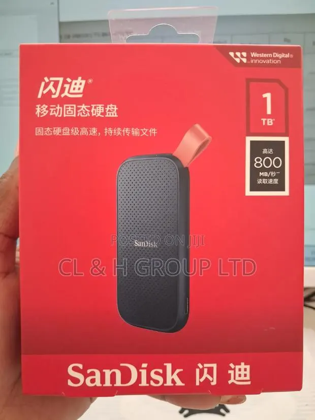 Sandisk Portable 1tb SSD 800 Mb/S External Drive · Photo 1