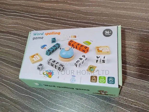 Educational Learning Toy With Letter Blocks Bell · Photo 3