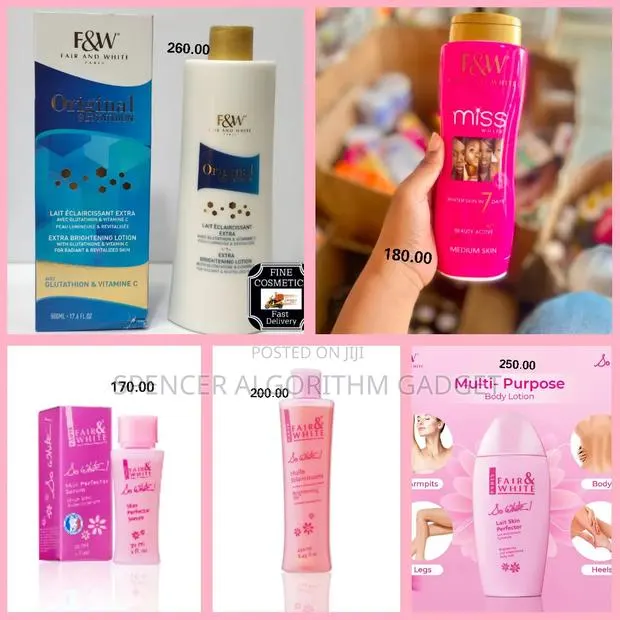 FW So White Lt/Oil/Serum/Miss White/Glutathione-Tap for Price · Photo 1