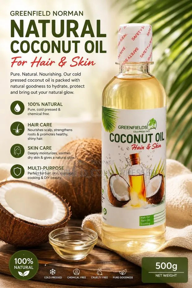 Coconut Oil Hair and Skin · Photo 1